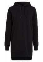 Longhoodie mit Rippenbündchen