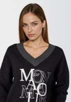 Pullover mit Motto-Print