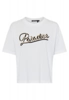 T-Shirt mit "Paradise"-Stickerei
