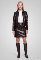 Rock in Croco-Fake-Leder