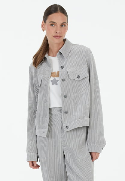 Jacket in light corduroy