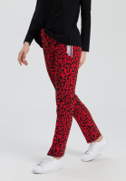 Trousers with a leopard print