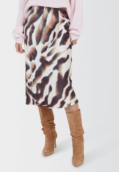 Rock mit abtraktem Animalprint