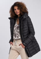 Outdoor long jacket with decorative details