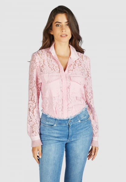 Lace shirt blouse