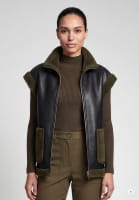 Faux Fur Wende-Lederweste