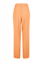 Pleated trousers made from matte comfort satin