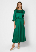 Top aus leichtem Satin