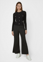 Cardigan with patch pockets