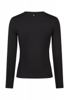 Rippshirt mit Schmuckband