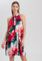 Dress with imaginative flower all-over print