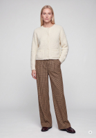 Strickjacke aus fancy Fransengarn
