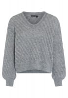 Alpaka-Pullover mit Pailletten-Muster
