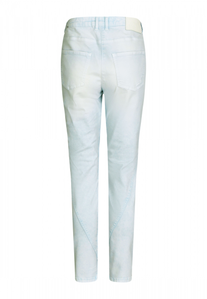 Jeans with acid wash dyeing