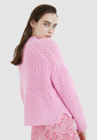 Turtleneck sweater with overcut shoulders