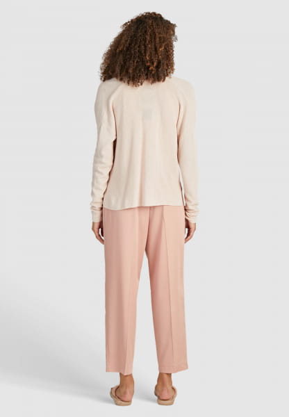 Linen Mix Knitted Cardigan