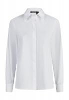 Poplin blouse with gathered detail at the back