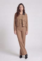 Wide Leg Hose mit Bügelfalte