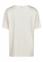 Shirt with glossy foil print