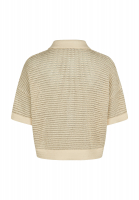 Sweater with tonal lurex