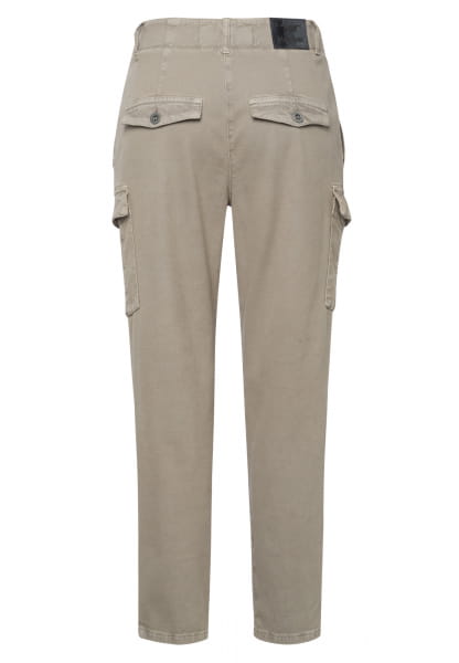 Utility trousers made from structured twill