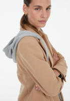 Blazer with grey mélange hood