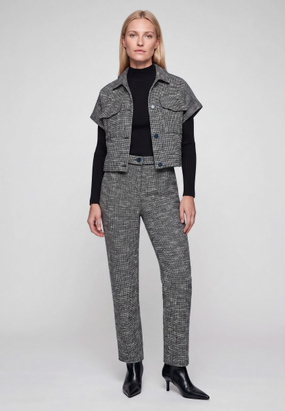 Bouclé jacket with cuffs