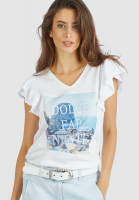 T-shirt with summery photo front print