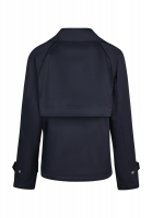 Caban jacket with adjustable hem