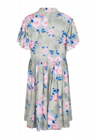Dress with batik flower print