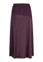 Midi skirt with jersey patchwork