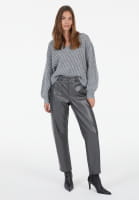 Alpaka-Pullover mit Pailletten-Muster