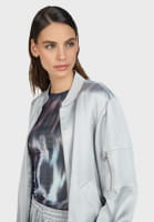 Blouson-Jacke aus Stretch-Satin