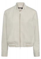 Bomber jacket with pinstripes