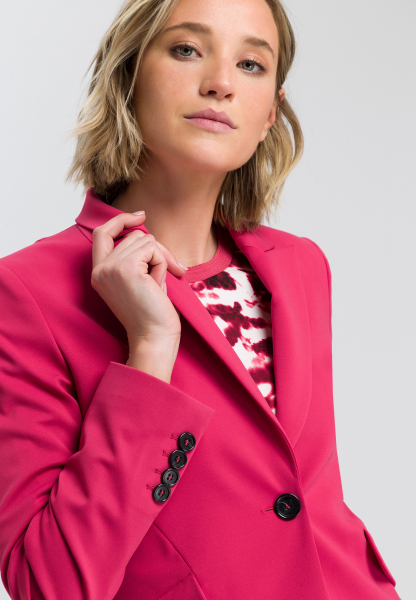 One-button blazer from jersey material