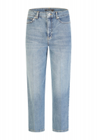 Cropped jeans with straight fit