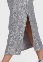 Sequin skirt with elasticated waistband