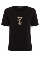 T-Shirt mit Perlenaplikation T-Shirt mit Perlenaplikation