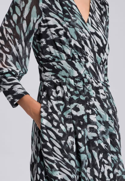 Dress with allover print