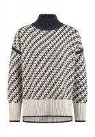 Jacquard-Pullover im Minimal-Muster