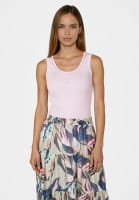 Rippshirt mit Herz Hotfix