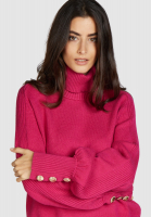 Sweater with removable collar