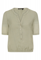 Blouse with short sleeves