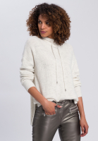 Hoodie with alpaca blend