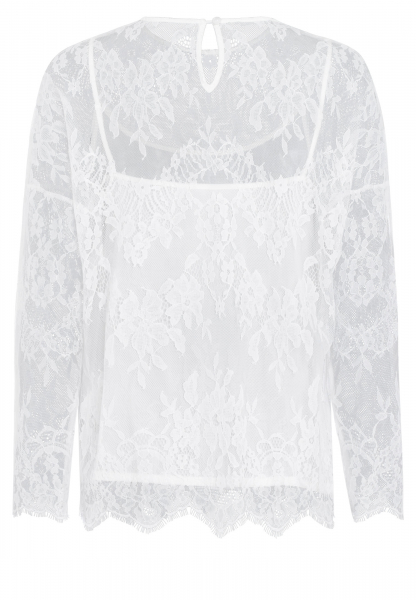 Long sleeve top with lace