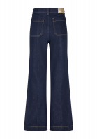 Flared jeans with patch pockets