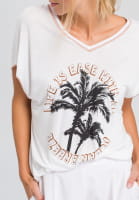 T-shirt with palm print