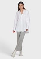 Oversize Hemd aus Baumwoll Satin