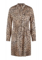 Dress with leopard print