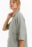 Shirt blouse from sustainable linen